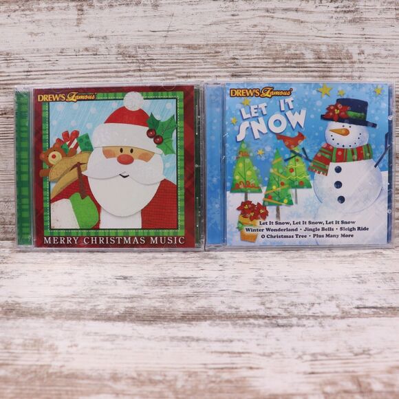 Drew's Famous Marry Christmas and Let It Snow CD Set NEW - Picture 1 of 5